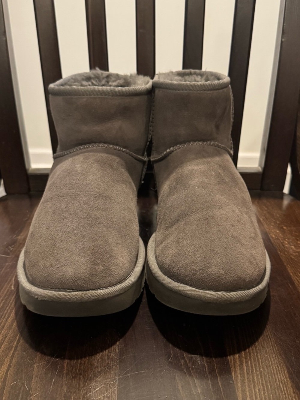 UGG midi Classic II Ankle Booties in gray